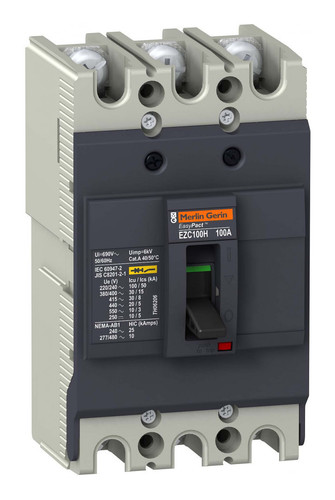 Силовой автомат Schneider Electric Easypact EZC 100, TM-D, 30кА, 3P, 100А