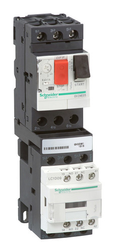 Пускатель Schneider Electric TeSys GV2DM 4А, 1.5кВт 400/24В