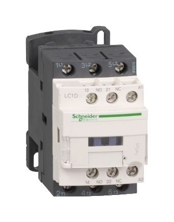 Контактор Schneider Electric TeSys LC1D 3P 18А 400/24В DC