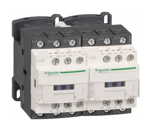 Реверсивный контактор Schneider Electric TeSys LC2D 3P 9А 400/24В DC