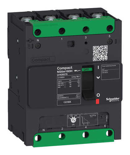 Силовой автомат Schneider Electric Compact NSXm, 50кА, 4P, 16А