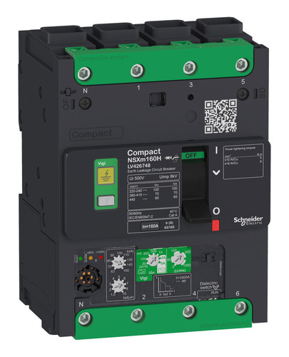 Силовой автомат Schneider Electric Compact NSX, 70кА, 4P, 50А