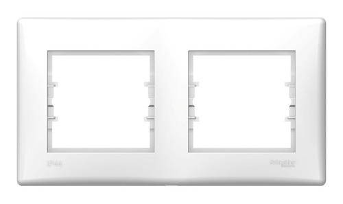 Рамка 2 поста Schneider Electric SEDNA, горизонтальная, белый