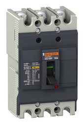 Силовой автомат Easypact EZC 100, TM-D, 30кА, 3P, 50А