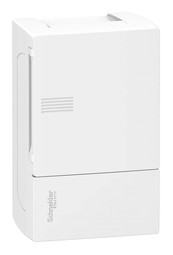 Распределительный шкаф MINI PRAGMA, 4 мод., IP40, навесной, пластик, белая дверь, с клеммами