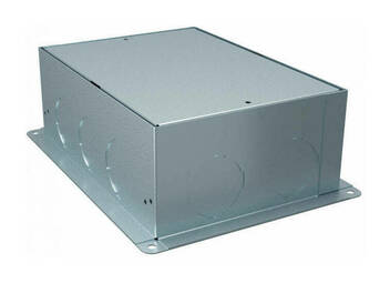 US+ Коробка установочная металлическая в бетон для лючков размером L
